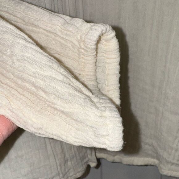 BEACH TO BISTRO JACINDA BLOUSE IN WHITE sz L - Picture 8 of 9